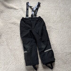 Polarn O. Pyret Black Overalls with Reflective Stripes